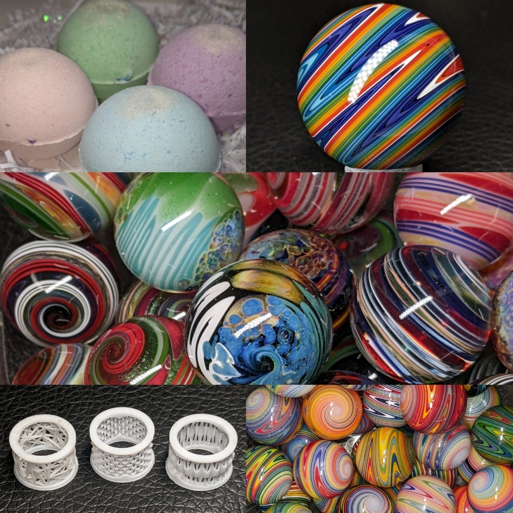 Check out our handmade glass items!